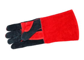 guantes de soldador, guantes de construcción rojos png