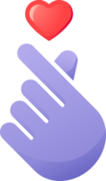 Mini heart valentine png