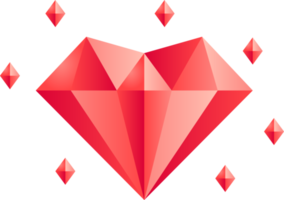 roter diamant valentinstag png