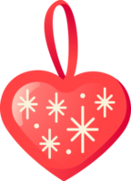 conjunto de decoración de icono de corazón png