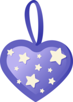 conjunto de decoración de icono de corazón png