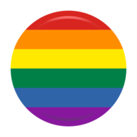 Rainbow Pride flag circle User symbol icon png