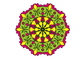 mandala design decorativo png