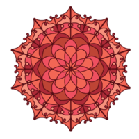 conception décorative de mandala png