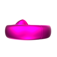 renderização 3D de objeto de anel png