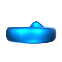 3D Rendering Of Ring Object png