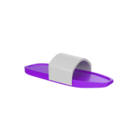 chinelo isolado em fundo transparente png