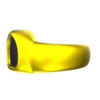 Representación 3d del objeto de anillo png