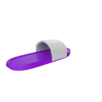 chinelo isolado em fundo transparente png