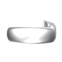 Representación 3d del objeto de anillo png