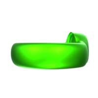 3D Rendering Of Ring Object png