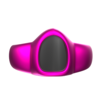 renderização 3D de objeto de anel png