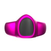 3D Rendering Of Ring Object png