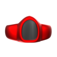 Representación 3d del objeto de anillo png