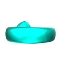 3D Rendering Of Ring Object png