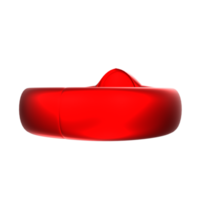 3d renderen van ring voorwerp png