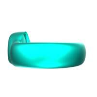 Representación 3d del objeto de anillo png