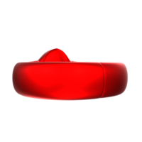 3D Rendering Of Ring Object png