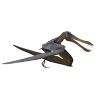 anhanguera dinosaure rendu 3d isolé png