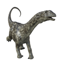 Argentinosaurus dinosaur isolated 3d render png