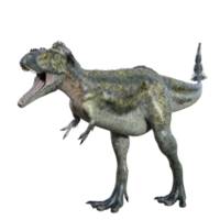 alioramus dinossauro isolado renderização 3d png