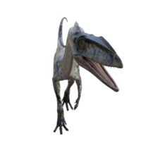 coelophysis dinosaurio aislado 3d hacer png