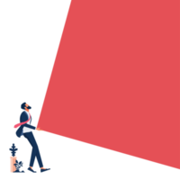 Concept to finding solution to solving very difficult and heavy problem png