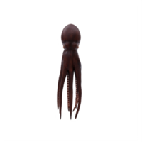 pulpo 3d aislado png