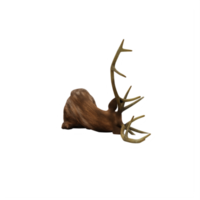 veado de veado 3d isolado png