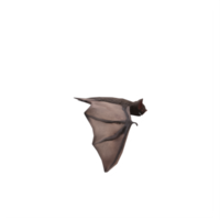 murciélago 3d aislado png