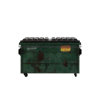 contenedor de basura 3d png
