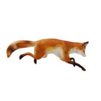 3d Fox isolated png