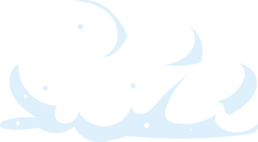 ilustração de nuvem branca png