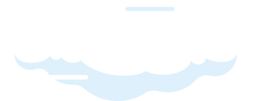 illustration de nuage blanc png