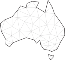 carte polygonale de l'australie. png