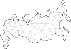 mapa poligonal da rússia. png