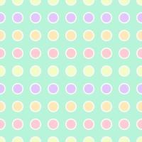 polka dot pastel colors seamless pattern background. stickers background for your DIY card, scrapbook and other handicraft decorations. dots pattern in rainbow colors vector