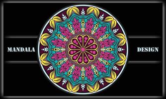 Ethnic ornament design. Motif mandala vector design