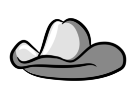 bianca cowboy cappello png