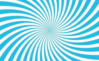 Ilustración de fondo de vector de rayos de sol de movimiento radial blanco azul