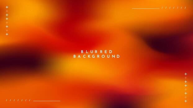 Abstract Orange Gradient Mesh Background vector