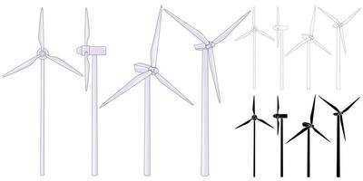 Wind Turbine Vector Art, Icons, and Graphics for Free Download