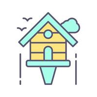 Birdhouse Vector Icon