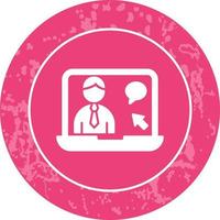 Online Interview Vector Icon