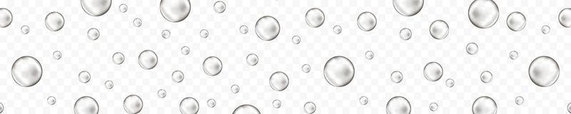 Underwater oxygen bubbles stream. Fizzy carbonated drink, seltzer, beer, soda, cola, lemonade, champagne, sparkling wine texture. Carbon dioxide effect in water vector