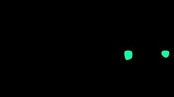 los efectos de transición de movimiento fluido verde claro llenan la pantalla sobre fondo negro video
