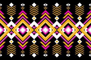 Geometric Fusion An Ethnic Pattern with a Modern Twist vector