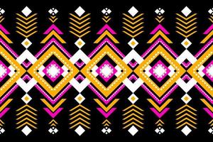 Geometric Fusion An Ethnic Pattern with a Modern Twist vector