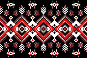 Geometric Fusion An Ethnic Pattern with a Modern Twist vector