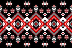 Geometric Fusion An Ethnic Pattern with a Modern Twist vector